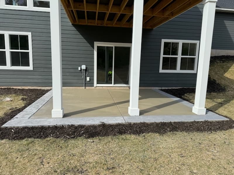 Backyard Patio Under Deck